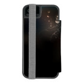 ミントナイトチョウ INCIPIO iPhoneウォレットケース (フォリオ裏面)