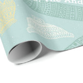 ミントニットパーソナライズされたハットアステカミッテススカーフ ラッピングペーパー (ロールコーナー)