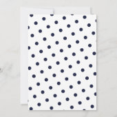 ミントネーモダンビー&赤面フローラケーキブライダルシャワー 招待状 (裏面)