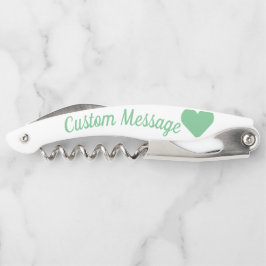 ミントハートカスタムコルクスクリュー ソムリエナイフ