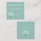 ミントハートツリー名刺 スクエア名刺 (正面/裏面)