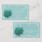 ミントハートツリー名刺 名刺 (正面/裏面)