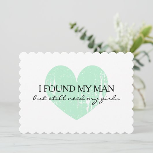 ミントハート私の花嫁の依頼カードになる 招待状 (スタンド正面)