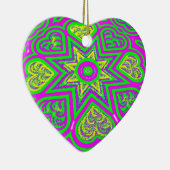 ミントハート&スターズオーナメント セラミックオーナメント (右)