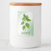 ミントハーブのラベル フードラベル (正面)