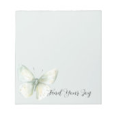 ミントバタフライジョイ ノートパッド (正面)