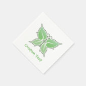 ミントバタフライ スタンダードカクテルナプキン (角)