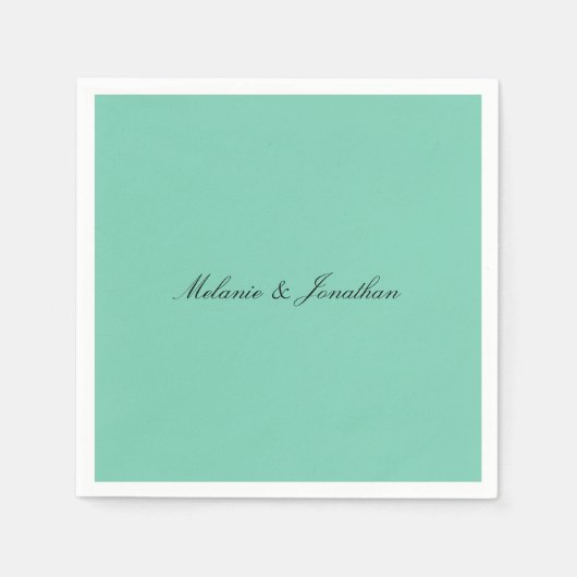 ミントパステル スタンダードカクテルナプキン (正面)