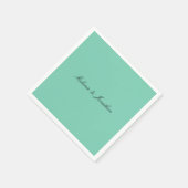 ミントパステル スタンダードカクテルナプキン (角)
