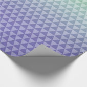 ミントパープル三角形 ラッピングペーパー (角)