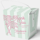 ミントパーム春パステルビーチバースデーパーティー フェイバーボックス (裏面)