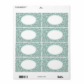 ミントヒョウのラベル ラベル (フルシート)