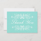 ミントビクトリアンサンキューカード サンキューカード (裏面)