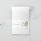 ミントビスクドットストライプサンキュー サンキューカード (内部)