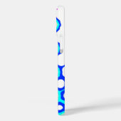 ミントピンクアクアブルーパターン（名前） Case-Mate iPhoneケース (裏面 / 左)