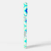 ミントピンクアクアブルーパターン（名前） Case-Mate iPhoneケース (裏面 / 右)