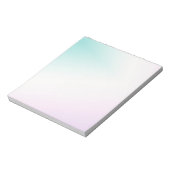 ミントピンクホワイトグラデーション絞り染め ノートパッド (回転)