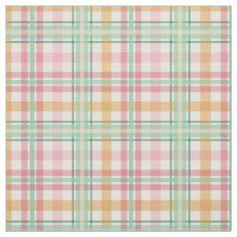 ミントピンクラズベリーオレンジ夏期タータンチェックplaid ファブリック