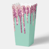 ミントピンク赤面アイスクリームグリッタードリップ誕生日 フェイバーボックス (正面)