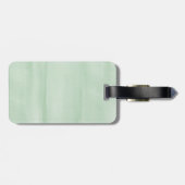 ミントピーコックフェザー ラゲッジタグ (裏面横)