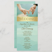 ミントフォト結婚式 プログラム (正面/裏面)