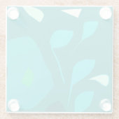 ミントフレーバーイラストレーションコースター ガラスコースター (裏面)