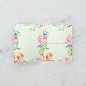 ミントフローラありがとう サンキューカード (内部)