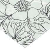 ミントブモダンラックバラ金ゴールドフローラ大理石 テーブルクロス (アングル)