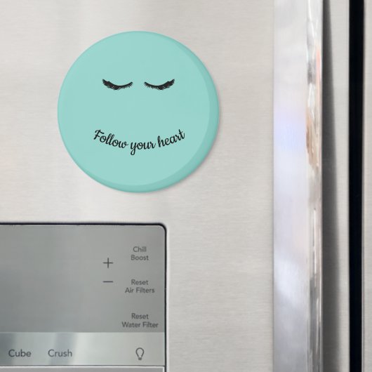 ミントブラックまつげ釉薬 マグネット (インサイチュ (冷蔵庫))