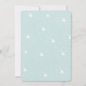 ミントブルーからパイングリーン多肉株 招待状 (裏面)