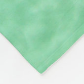 ミントブルーの澄ん水面テクスチャ フリースブランケット (角)