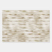 ミントブルーシャンパーニュストライプ金ゴールド ラッピングペーパーシート (正面2)