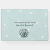 ミントブルーパイングリーン多肉株 ゲストブック (裏面)