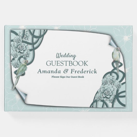 ミントブルーパイングリーン多肉株 ゲストブック (正面)