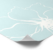 ミントブルーパイングリーン多肉株 ポスター (角)