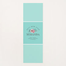 ミントブルーモノグラム最高のママエバーパーソナライズされた