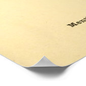 ミントプラントプリント ポスター (角)