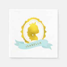 ミントプリンセスカメオ誕生日 スタンダードカクテルナプキン