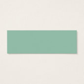 ミントホワイトフローラハート結婚式の引き出物ラベル (裏面)