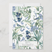 ミントボタニカルガーデン ブライダルシャワー 招待状 (裏面)