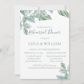 ミントボタニカルリハエレガントーサルディナー招待状 招待状 (正面)