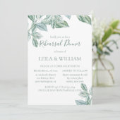 ミントボタニカルリハエレガントーサルディナー招待状 招待状 (スタンド正面)