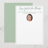 ミントボタニックブライダルシャワーゲーム (正面/裏面)