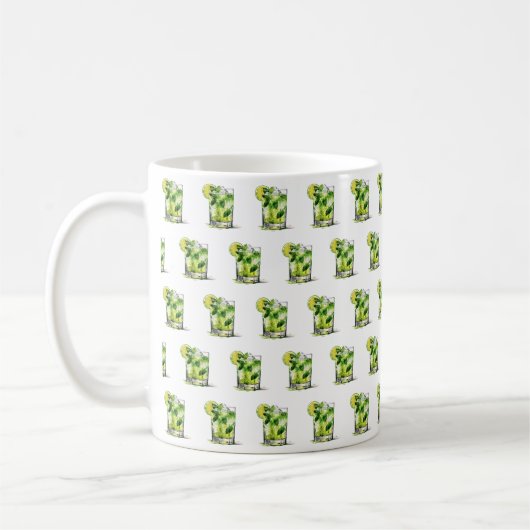 ミントモジトウィズライム コーヒーマグカップ (左)
