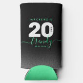 ミントモダンガーリーグリーン20とトレンディー スリム缶クーラー (裏面)