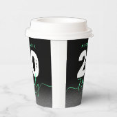 ミントモダンガーリーグリーン20とトレンディー 紙コップ (右)