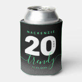 ミントモダンガーリーグリーン20とトレンディー 缶クーラー (缶正面)