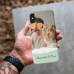 ミントモダンギフトのパーソナライズされた家族の写真&名前<br><div class="desc">家族の写真モダンと名前ミントパーソナライズされたギフトのご紹介!このユニークと思いやりある贈り物は祝、あなたの家族の特別な瞬間を大切にするよう設計されています。大切な思い出と甘いギフトの家族の写真とミントギフト。家族の絆を築き続けて楽しい瞬間を生み出す有意義で楽しい方法だ。</div>