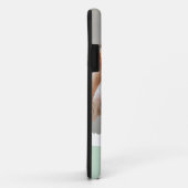 ミントモダンギフトのパーソナライズされた家族の写真&名前 Case-Mate iPhoneケース (裏面/右)