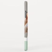 ミントモダンギフトのパーソナライズされた家族の写真&名前 Case-Mate iPhoneケース (裏面/右)